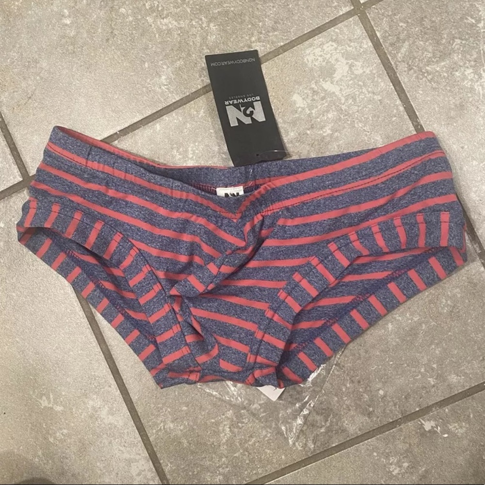 N2N Bodywear Striped Trunk Boxer Briefs
